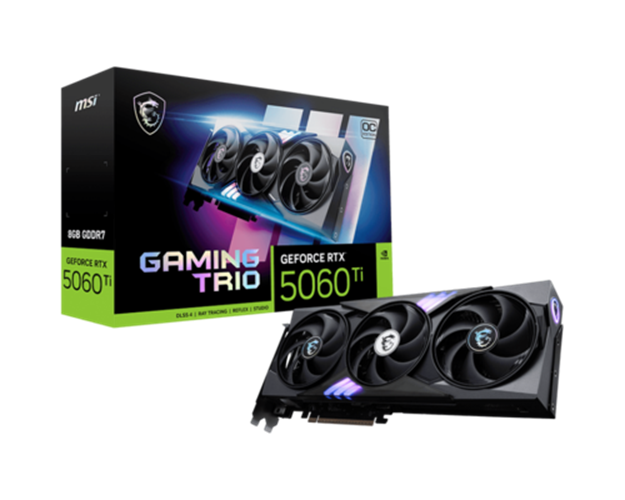 כרטיס מסך MSI RTX 5060 Ti 8G GAMING TRIO OC