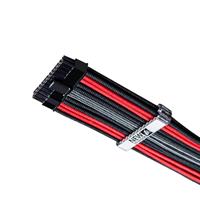 1StPlayer Steampunk Power Extension Cables Black-Red-Gray