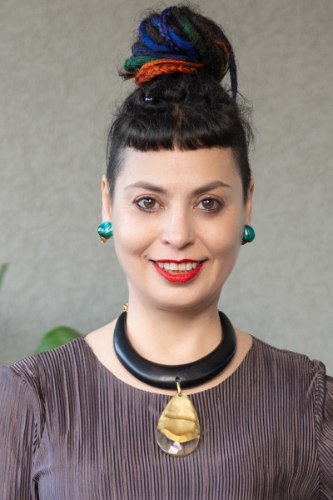 עגילי קליפס דומניק כדור קטן ירוק