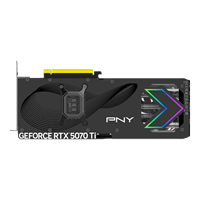 כרטיס מסך PNY GeForce RTX 5070Ti 16GB ARGB Overclocked Triple Fan