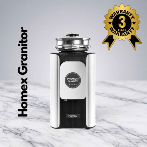 טוחן אשפה 1.25 כ”ס כולל מתג אלחוטי  Homex Granitor