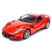 דגם מכונית בוראגו פרארי אדומה Bburago Ferrari F12 TDF Red 1/24