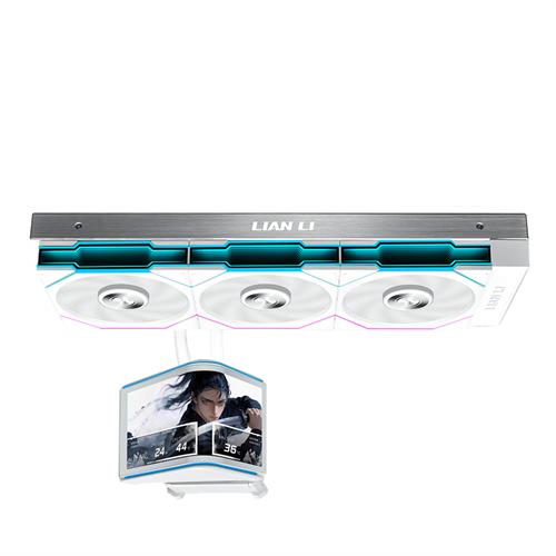 Lian-Li HydroShift II OLED Curved 360TL Water Cooler White