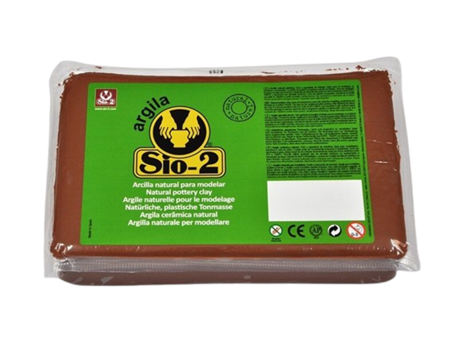 חימר טבעי SIO-2 חמרה (טרקוטה) 1.5 ק"ג