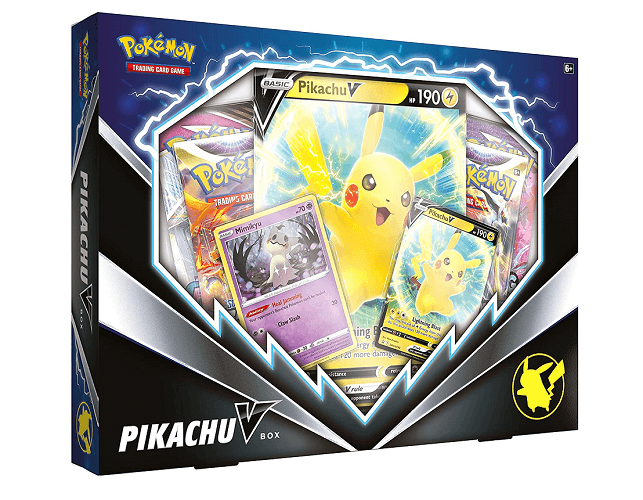 Pokemon TCG: Pokemon Pikachu V Box קלפי פוקימון TCG מקוריים מארז פיקאצו וי