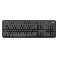 סט מקלדת ועכבר אלחוטיים Logitech MK370 Combo for Business צבע שחור