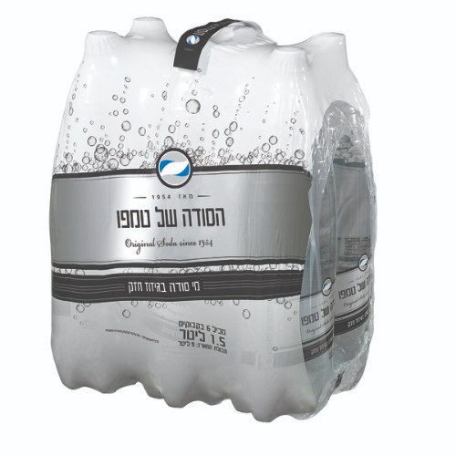 מי סודה בגיזוז חזק, שישיה 6 * 1.5 ליטר