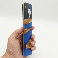 מזוזה מונומנטלית לכניסה – 25 ס"מ של עץ זית מרהיב