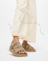 סנדלי GEN-FF מזמש רך בסגנון דייגים צבע קפה FITFLOP