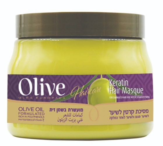 OLIVE מסכת קרטין 500 מ"ל