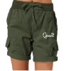 ירוק - מכנסי טיולים דגמ״ח קצרים Queen