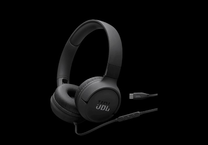 אוזניות קשת חוטיות JBL Tune T520 עם כניסת טייפ-סי - אחריות מודן