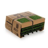 מארז 9 יח' אריחי דשא 30*30 ס"מ 24 מ"מ גובה
