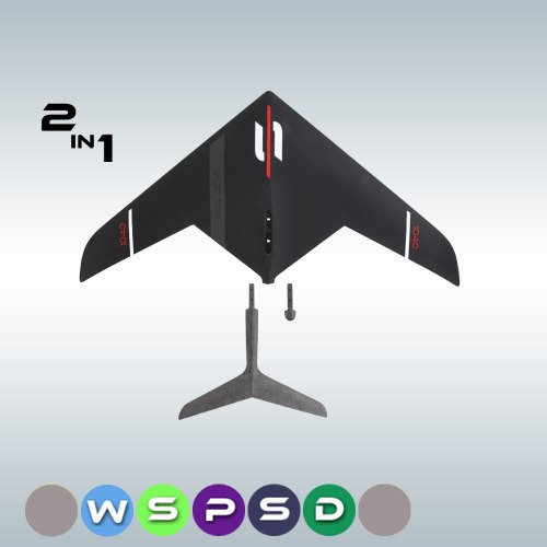Sea Devil 1040 | Modular Foil 2-IN-1 2445 cm² / AR 4.42