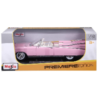 דגם מכונית קאדילק ורוד - Maisto 1959 Cadillac Eldorado Biarritz 1:18
