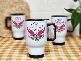 ספל תרמי איכותי עם הדפסה מתנות לאחיות, מתנות לרופאים