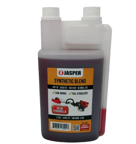 שמן 2 פעימות ע"ב סינטטי JASO-FD בקבוק לחיץ אדום ג'ספר