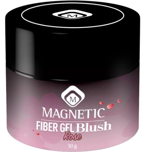 Fiber Gel Rose 30 gr מגנטיק - ג'ל לבניה וחיזוק