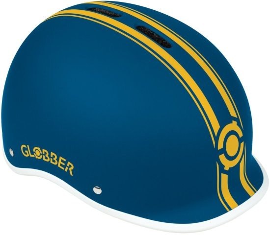 קסדת רכיבה לילדים Globber Ultimum להיקף ראש 51-55 ס"מ עם תאורה אחורית בצבע כחול