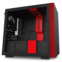 מארז מחשב NZXT H210 Matte Black/Red