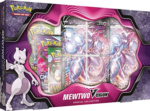 קלפי פוקימון מארז Pokémon TCG:  MEWTWO V-UNION Box Special Collection