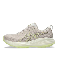 Asics Gel Cumulus 27 Women Mineral Beige Huddle Yellow קומולוס 27 נשים צבע אפור משולב