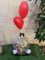 מארז בלון הפתעה ומתוקים