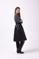 חצאית מניילון יפני - שחור