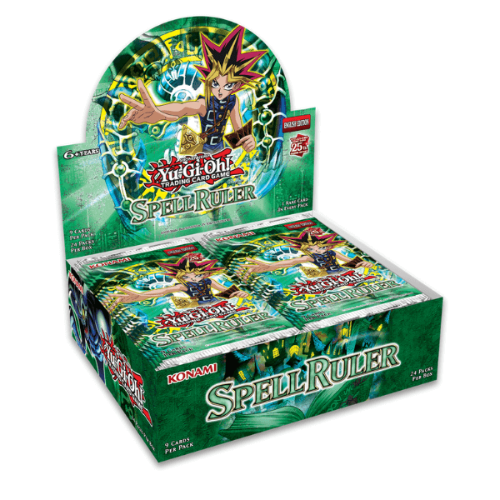 Yu-Gi-Oh! 25th Anniversary Spell Ruler Booster Box (24 Packs) קלפי יו-גי-הו TCG מקוריים בוסטר בוקס