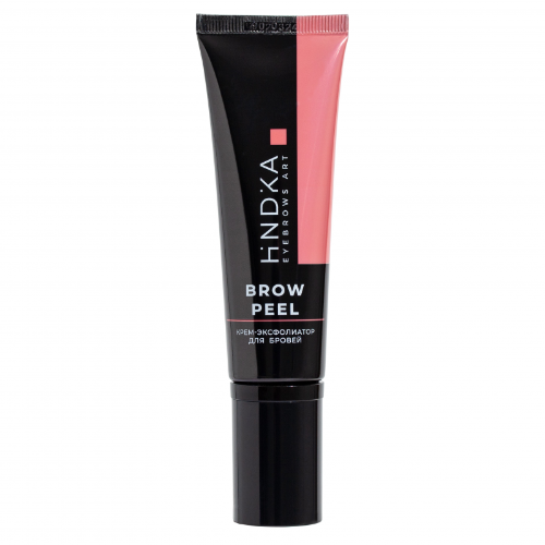 קרם אקספוליאטור Hindika Brow Peel לניקוי אזור הגבות לפני הרמה עיצוב וצביעה.