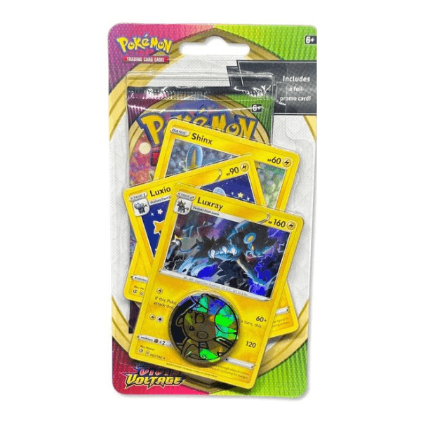 Pokemon TCG: SWSH Vivid Voltage -Luxray Premium Checklane Blister קלפי ...