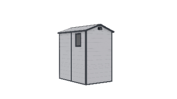 מחסן פלסטיק ARPO פרימיום במידה 133X190 דגם B30