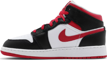 Air Jordan 1 Mid GS White Very Berry