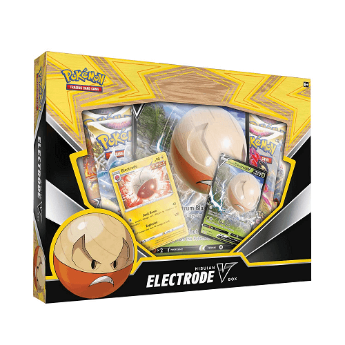 Pokemon TCG: Hisuian Electrode V Box קלפי פוקימון מקוריים מארז וי אלקטרוד