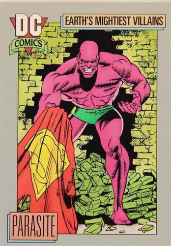 קלף בודד די.סי קומיקס DC Comics - The Toxic Waste that Transformed Parasite - Earth's Mightiest Villains - 102