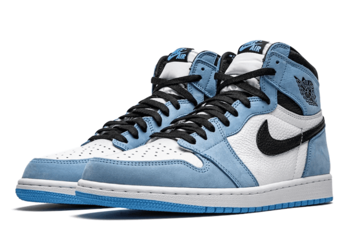 נעלי אייר ג'ורדן "High 1 OG “University Blue לבן כחול