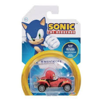 דמות סוניק עם רכב אדום קנה מידה 1/64 - SONIC