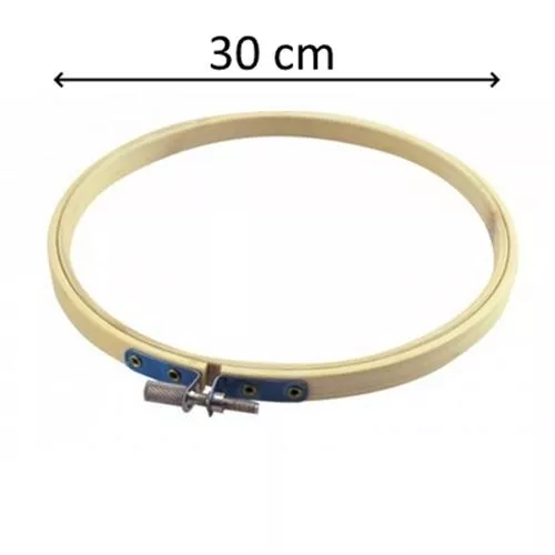 חישוק רקמה מעץ קוטר 30 ס"מ