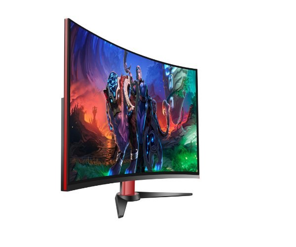 מסך "SOLID CG271GW GAMING CURVED FRAMELESS 165Hz HDMI DP DP-CABLE 27