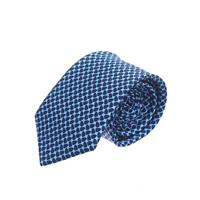 עניבה מודפס כחול תכלת
