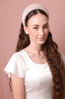 קשת רחבה מעוצבת לאירוע - דגם אסקוט נצנץ