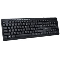 מקלדת מולטימדיה חוטית Silver Line Comfortable KB-MM818 USB – מקלדת שחורה חוטית עם חיבור USB ולוח מקשים מלא
