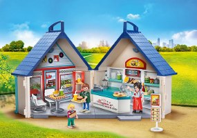 פליימוביל 70111 מסעדת השף מארז נשיאה Playmobil-70111 במבצע!