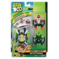 בן 10 - שעון מקפיץ ושתי דמויות - Ben 10