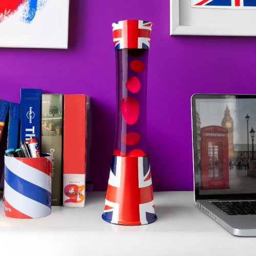 מנורת לבה דגל בריטניה British Flag - מארז לא מושלם