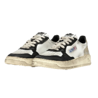 Autry Medalist Low Sneakers Black white Super Vintage