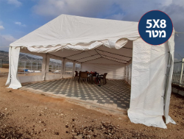 אוהל אבלים למכירה נגד מים 5X8 מטר משלוח חינם
