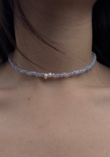 שרשרת כחול לבן - KAHOL LAVAN BRACELET