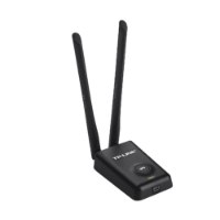 מתאם רשת אלחוטי TP-Link TL-WN8200ND nMax 300Mbps – פריט בודד בצבע שחור עם שתי אנטנות וכניסת USB בתחתית
