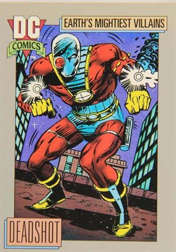 קלף בודד די.סי קומיקס DC Comics - Deadshot's Wrist Magnum - Earth's Mightiest Villains - 91
